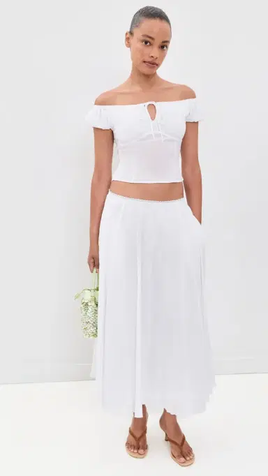 Guizio Anabella Top White S | Thumbnail 5