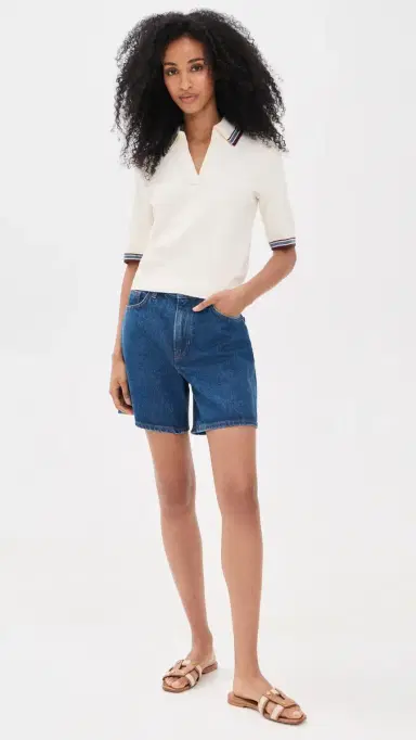Veronica Beard Jean Quinelle Knit Polo | Thumbnail 5 Veronica Beard Jean Quinelle Knit Polo | Thumbnail 5