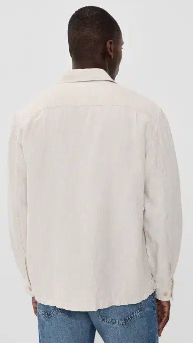 Madewell Linen Shirt Bleached | Thumbnail 3