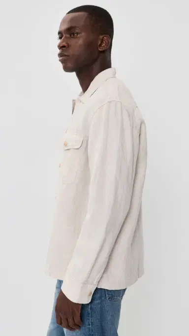 Madewell Linen Shirt Bleached | Thumbnail 4