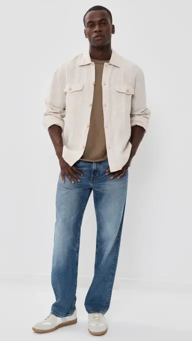 Madewell Linen Shirt Bleached | Thumbnail 5