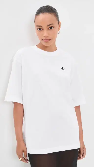 Adidas Essential Oversized Tee White | Thumbnail 2 Adidas Essential Oversized Tee White | Thumbnail 2