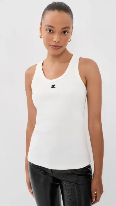 Courrèges 90's Rib Tank Top | Thumbnail 2 Courrèges 90's Rib Tank Top | Thumbnail 2