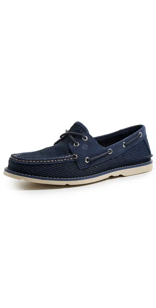 Sperry Authentic Original 2 Eye Ripple Resort Boat Shoes Navy