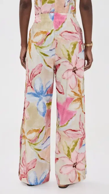 Little Lies Gardenia inen Pants Print | Thumbnail 3