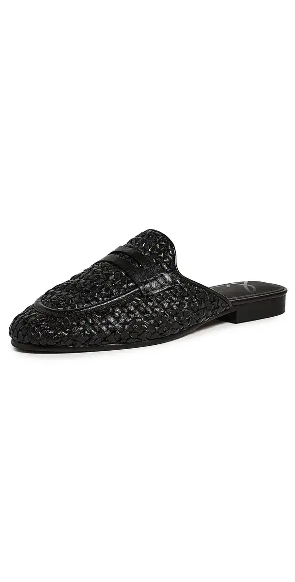 Sam Edelman Tullie Woven Mules Cafe Noir