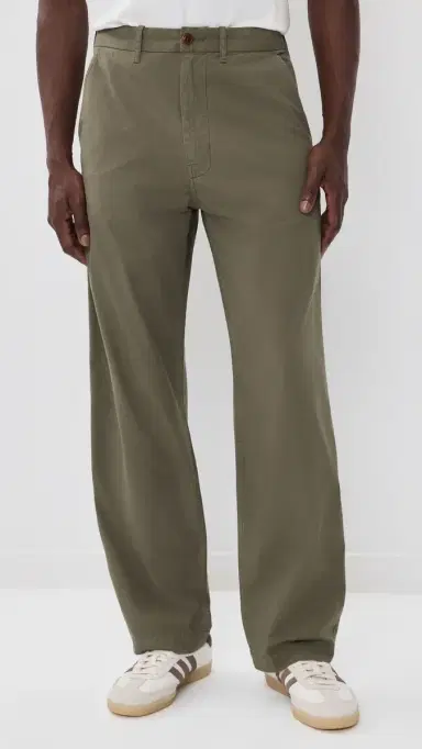 Madewell Poplin Utility Pants Olive 36 | Thumbnail 2