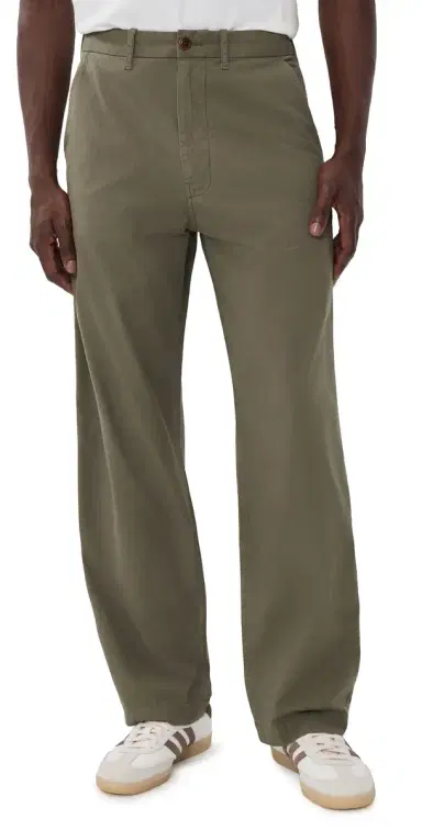 Madewell Poplin Utility Pants Olive 36 | Thumbnail 1