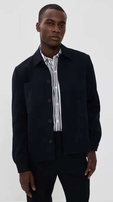 Les Deux Marseille Hybrid Jacket Navy M | Thumbnail 2