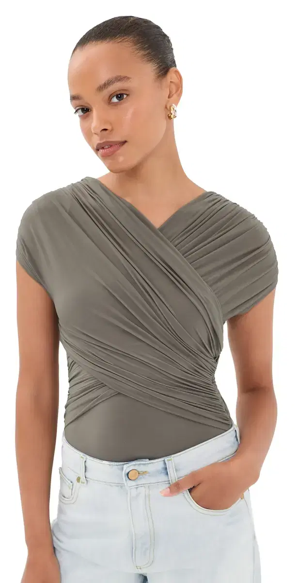 TOVE Sidney Bodysuit Khaki