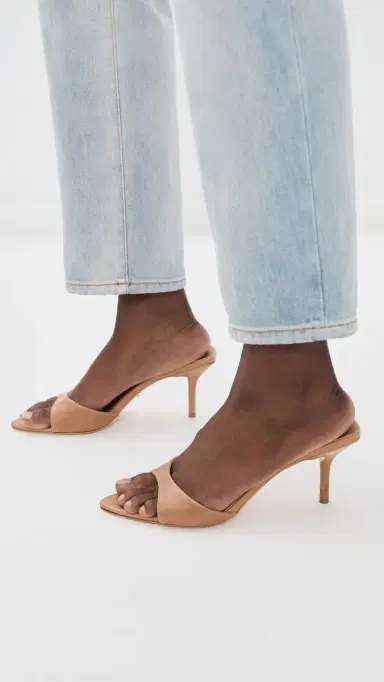 Tony Bianco Hallie Heeled Mules Tan Vintage | Thumbnail 3