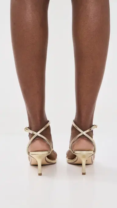 Tony Bianco Avi Heeled Sandals Gold Foil 7 | Thumbnail 4