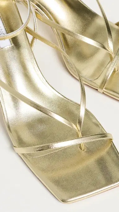 Tony Bianco Avi Heeled Sandals Gold Foil 7 | Thumbnail 6