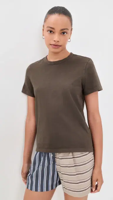 Madewell The Perfect Tee Dark Brown S | Thumbnail 2