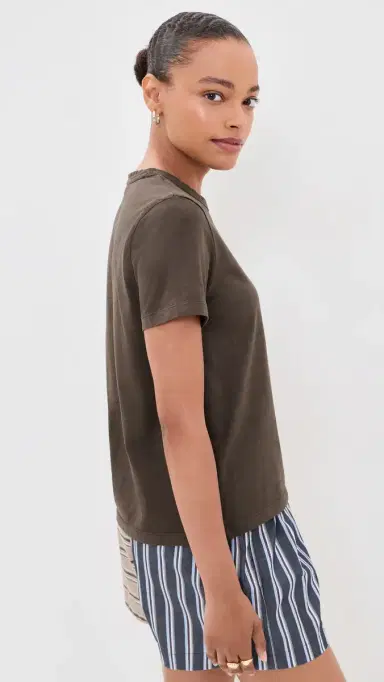 Madewell The Perfect Tee Dark Brown S | Thumbnail 4