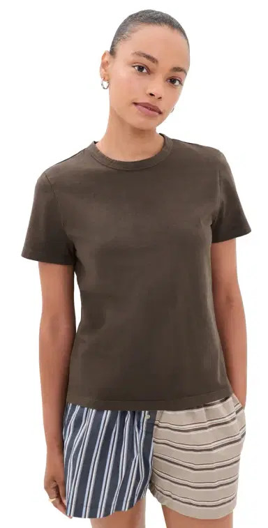 Madewell The Perfect Tee Dark Brown S | Thumbnail 1