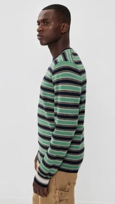 PS Paul Smith Wool Crew Neck Sweater Medium Green L | Thumbnail 4