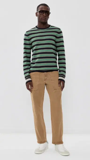 PS Paul Smith Wool Crew Neck Sweater Medium Green L | Thumbnail 5