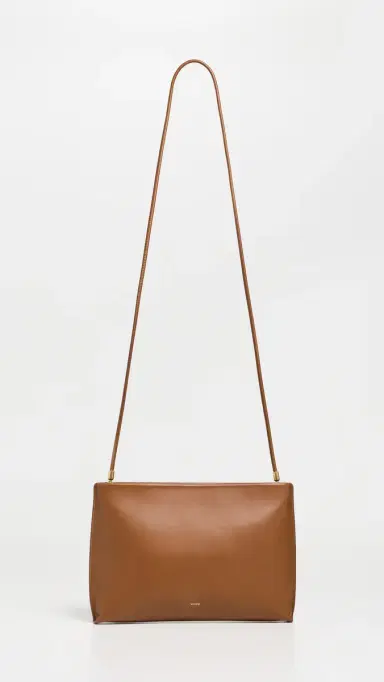 Vince Top Zip Pouch Saddle One Size | Thumbnail 2 Vince Top Zip Pouch Saddle One Size | Thumbnail 2