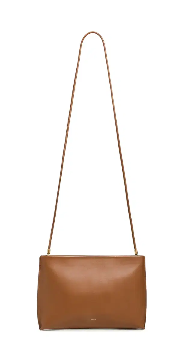 Vince Top Zip Pouch Saddle One Size