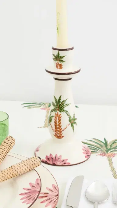 LES OTTOMANS Ceramic Candlestick Holder | Thumbnail 3