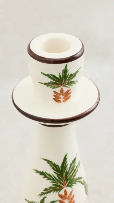 LES OTTOMANS Ceramic Candlestick Holder | Thumbnail 4