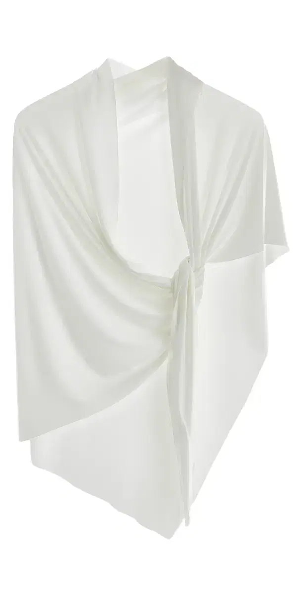Norma Kamali Triangle Scarf 54 Snow White One Size