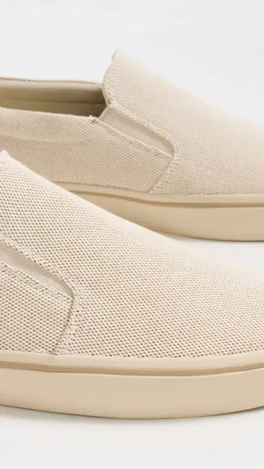 Vince Salinas Slip On Sneakers Natural 8 | Thumbnail 5 Vince Salinas Slip On Sneakers Natural 8 | Thumbnail 5