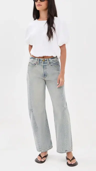 B SIDES Slim Lasso Barrel Jeans Ed Wash 25 | Thumbnail 5