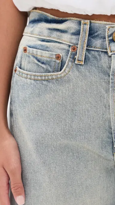 B SIDES Slim Lasso Barrel Jeans Ed Wash 25 | Thumbnail 6