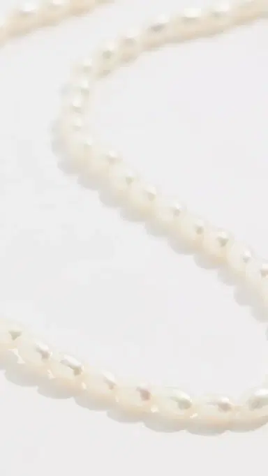 Ariel Gordon Jewelry Petite Pearl Beaded Necklace Pearl/14k Gold One Size | Thumbnail 4