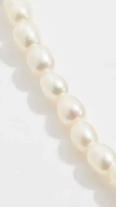 Ariel Gordon Jewelry Petite Pearl Beaded Necklace Pearl/14k Gold One Size | Thumbnail 5