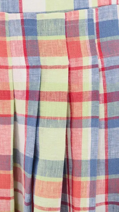 Hunter Bell Maison Skirt Harbor Club Madras | Thumbnail 6