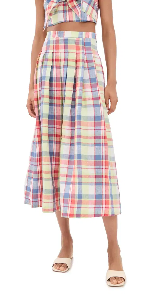 Hunter Bell Maison Skirt Harbor Club Madras