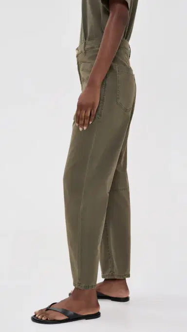 DL1961 Bilie Easy Barrel High Rise Ankle Pants Pine 27 | Thumbnail 4