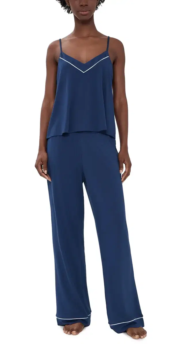 Gisele Cami & Pants Pajama et Navy/
