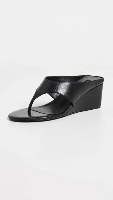 Tony Bianco Swift Wedge Sandals Black Vintage | Thumbnail 2