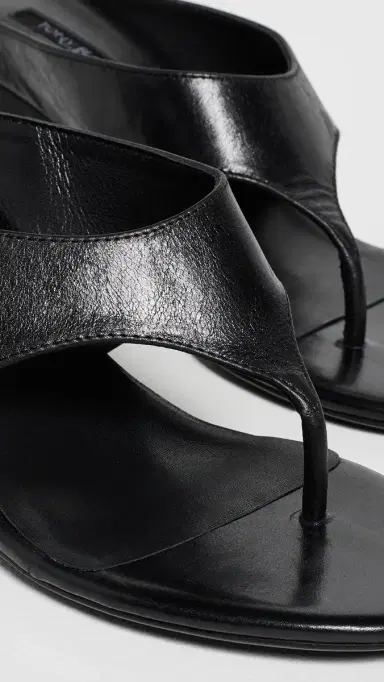 Tony Bianco Swift Wedge Sandals Black Vintage | Thumbnail 6