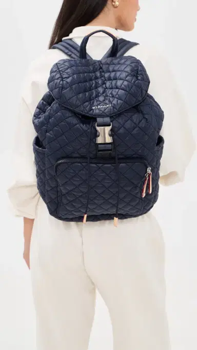MZ Wallace Metro Quilted Diaper Backpack Dawn One Size | Thumbnail 3