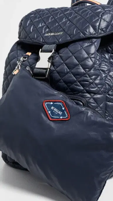 MZ Wallace Metro Quilted Diaper Backpack Dawn One Size | Thumbnail 4