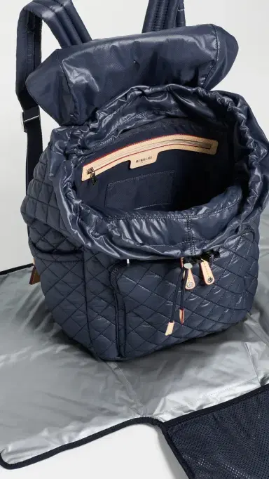 MZ Wallace Metro Quilted Diaper Backpack Dawn One Size | Thumbnail 6