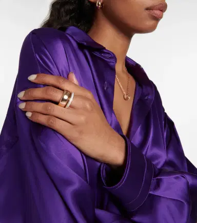 Pomellato Iconica 18kt gold ring with diamonds | Thumbnail 5