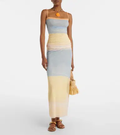 SIR. Printed mesh maxi skirt | Thumbnail 2 SIR. Printed mesh maxi skirt | Thumbnail 2