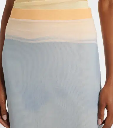 SIR. Printed mesh maxi skirt | Thumbnail 5 SIR. Printed mesh maxi skirt | Thumbnail 5
