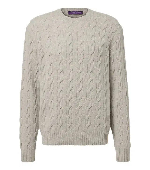 Ralph Lauren Purple Label Cable-knit cashmere sweater