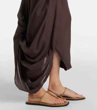 TOTEME Cocoon jersey midi dress | Thumbnail 2