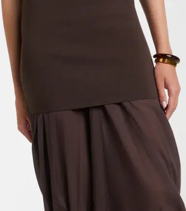TOTEME Cocoon jersey midi dress | Thumbnail 6