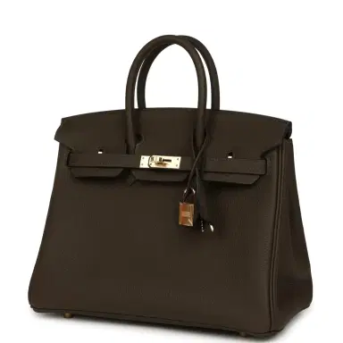 HERMÈS Hermes Birkin 25 Vert Loden Togo Permabrass Hardware | Thumbnail 5 HERMÈS Hermes Birkin 25 Vert Loden Togo Permabrass Hardware | Thumbnail 5