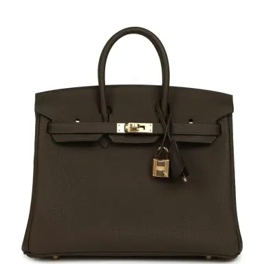 HERMÈS Hermes Birkin 25 Vert Loden Togo Permabrass Hardware | Thumbnail 1 HERMÈS Hermes Birkin 25 Vert Loden Togo Permabrass Hardware | Thumbnail 1