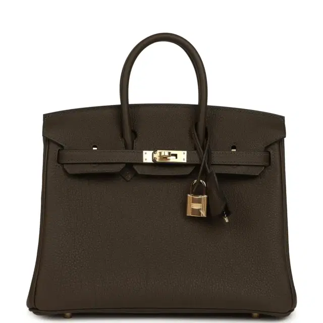 hermes Hermes Birkin 25 Vert Loden Togo Permabrass Hardware